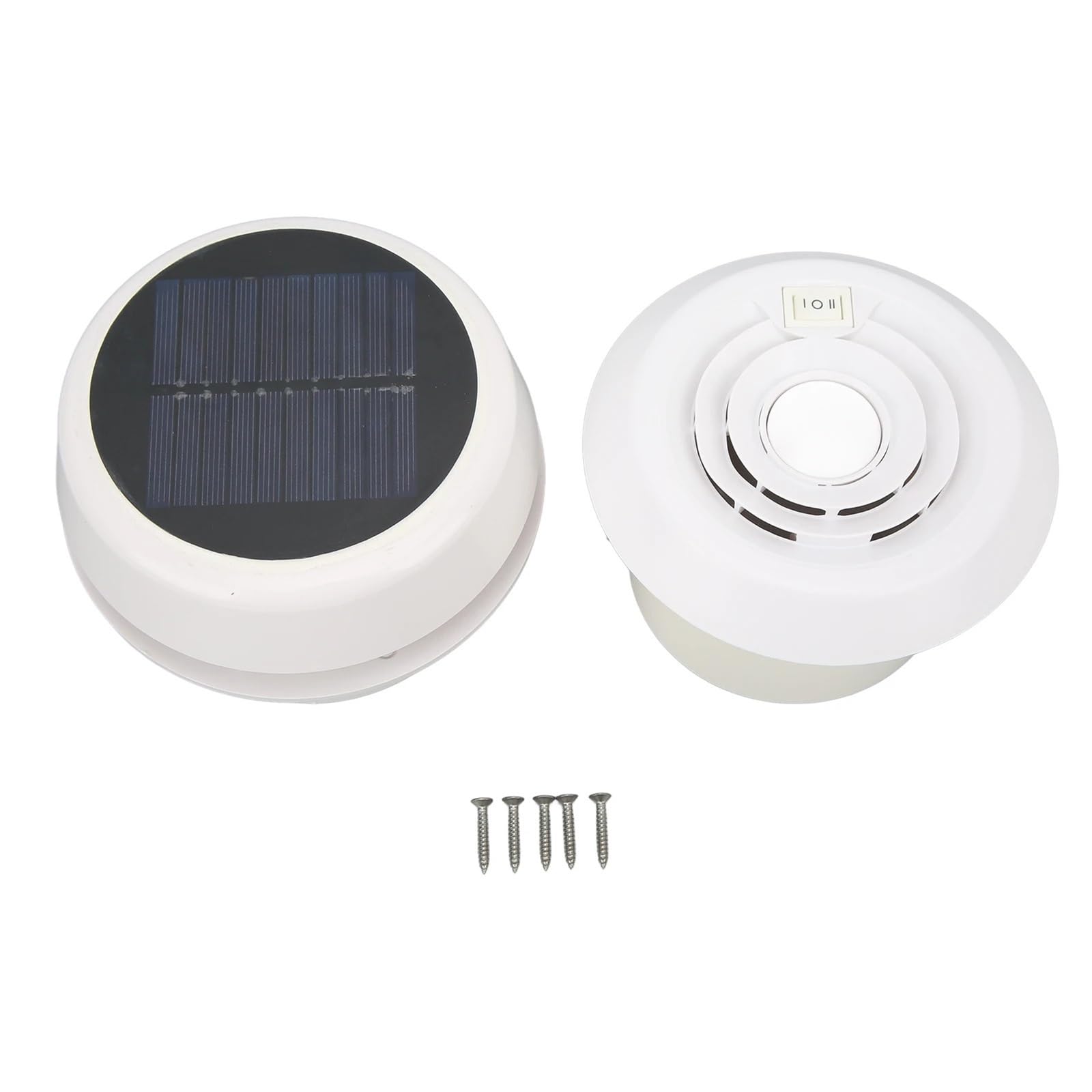 Extractor de techo for RV 12 V CC, silencioso, con energía solar, for caravanas, barcos y yates Comercial