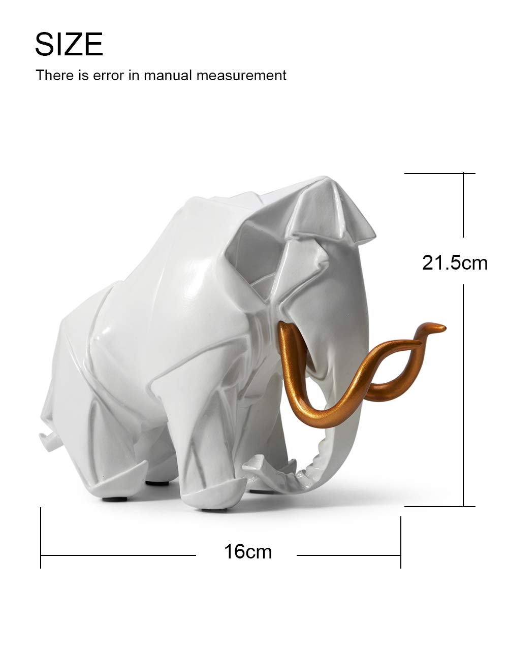 Amoy-Art 5Pcs Gatto Scultura Statue Moderna Statuetta - 11