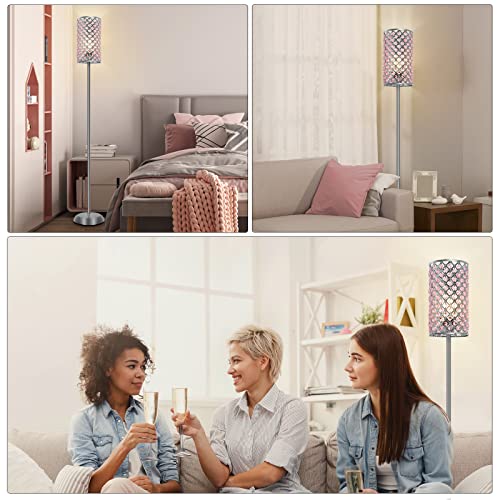 Gyrovu Crystal Floor Lamp For Bedroom thumb #6
