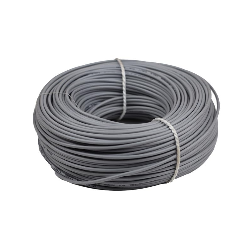 1 Pair (2 Core) Telephone Cable 0.4mm Copper Conductor | Compatible with Landline, Intercom & EPABX Wiring Cable | Flexible Communication Cable for Home and Office-image-35