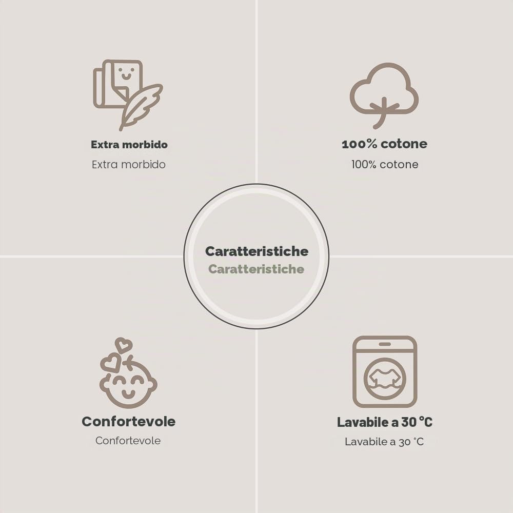 Interbaby - Set di lenzuola per lettino 60 x 120 cotone 100% | lenzuolo per lettino in flanella, caldo, morbido, con lenzuolo con angoli, piano di lavoro e federa per cuscino | ideale per l'inverno |