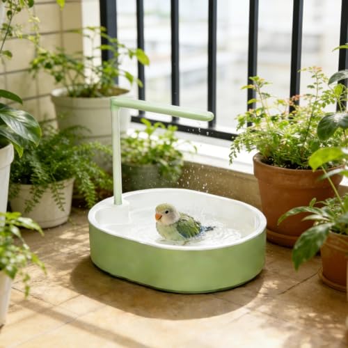 Bain d'oiseaux pour perroquets pour nettoyer le plumage sans effort - 5