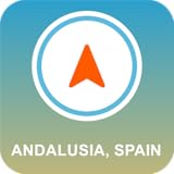 Präzise Navigation offline. Andalusien, Spanien GPS