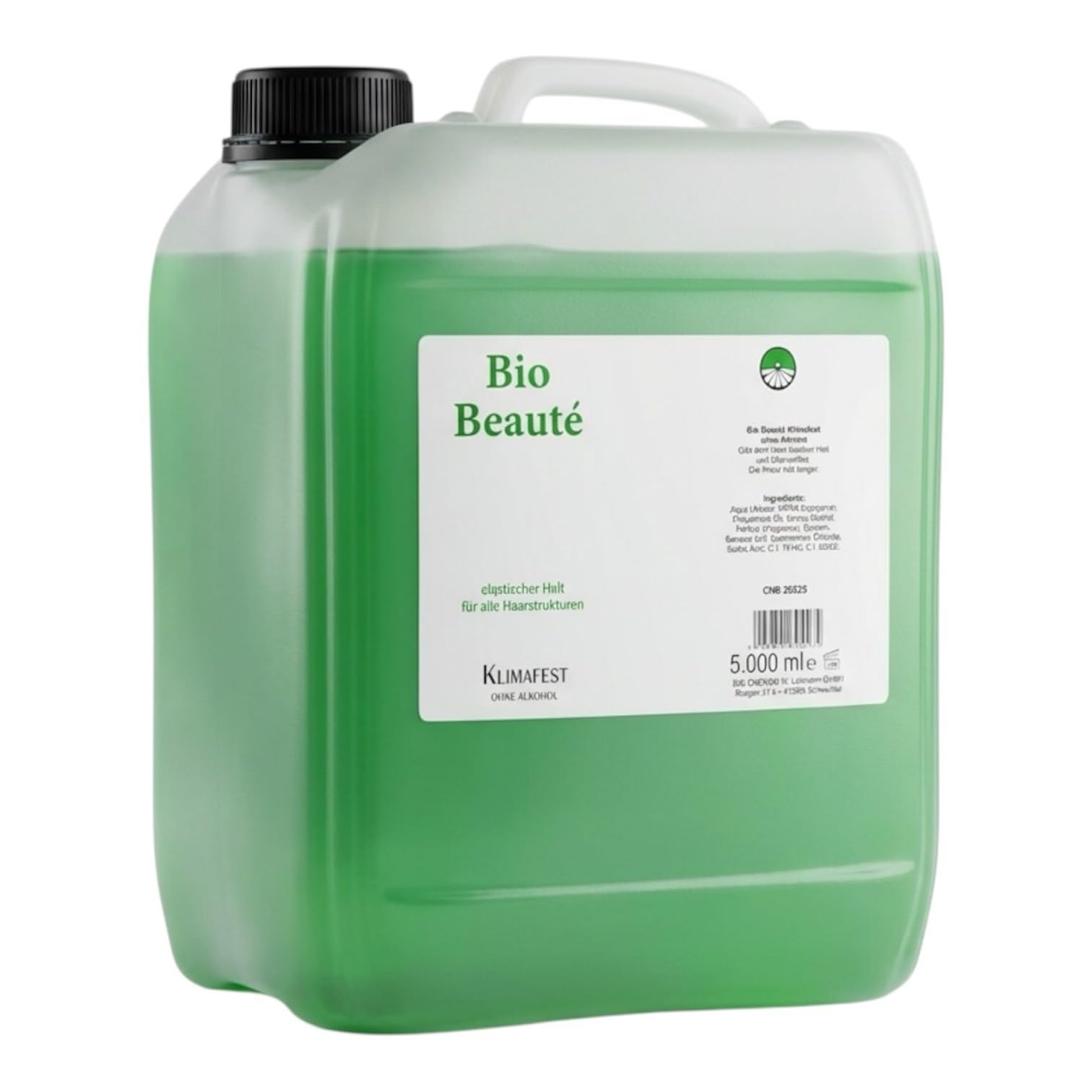 Haarfestiger ohne Alkohol denat. | Flüssiger Styling Festiger für leichten Halt und Glanz | Föhnfestiger für Volumen, Locken und Wasserwellen | Profi Haarstyling für alle Haartypen | 5 Liter Kanister