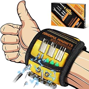 Dad Mens Gifts for Men Magnetic Wristband – Gifts for Men Valentines Gifts Ideas for Men Husband Birthday Gifts for Him…