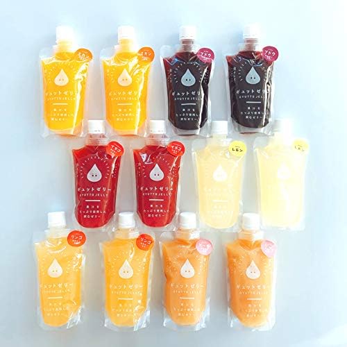Amazon 飲むゼリーgyuttojelly 12個詰め合わせセット みかん りんご ぶどう いちご ピーチ レモン各2個 ギフト スイーツ 子供 お中元 お歳暮 贈り物 ギュット ゼリー 通販