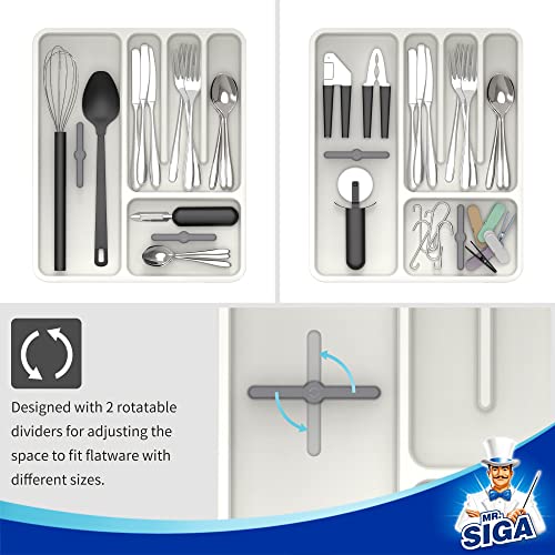 MR.SIGA Expandable Silverware Organizer - Image 3