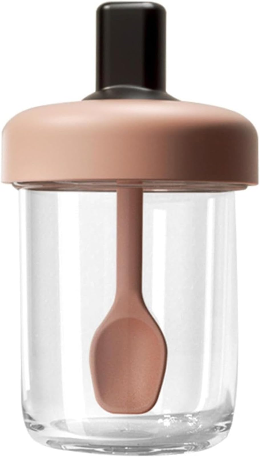 BKONGNAVU 400ml Overnight Oat Container,with Lids and Spoons,Breakfast Yogurt Cup,for Milk Cereal Oatmeal,Ideal for Cold Beverages at Home or On The Go(Pink)
