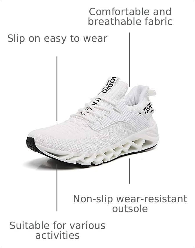 Image of SKDOIUL Men Sport Running Shoes Mesh Breathable Trail Runners Fashion Sneakers