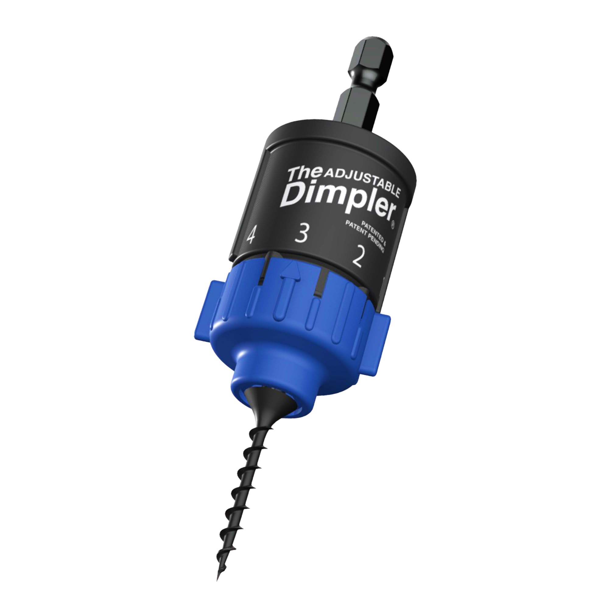 Adjustable Drywall Bit - Perfect for Converting Electric and Impact Drills into a Drywall and Deck Screw Gun holds the screw with a Powerful Magnet.