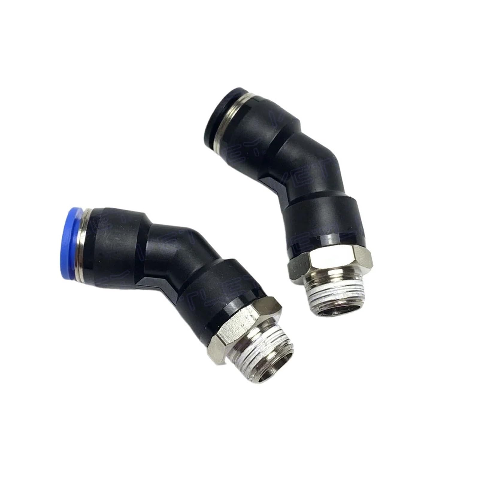 Codo de 45 grados para solucionar dobleces en tubos neumáticos de 6 mm