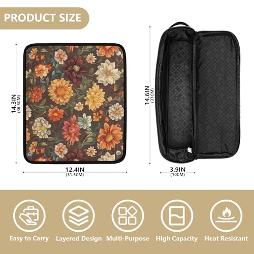 Bolsa de viaje para herramientas de cabello resistente al calor miniatura 4