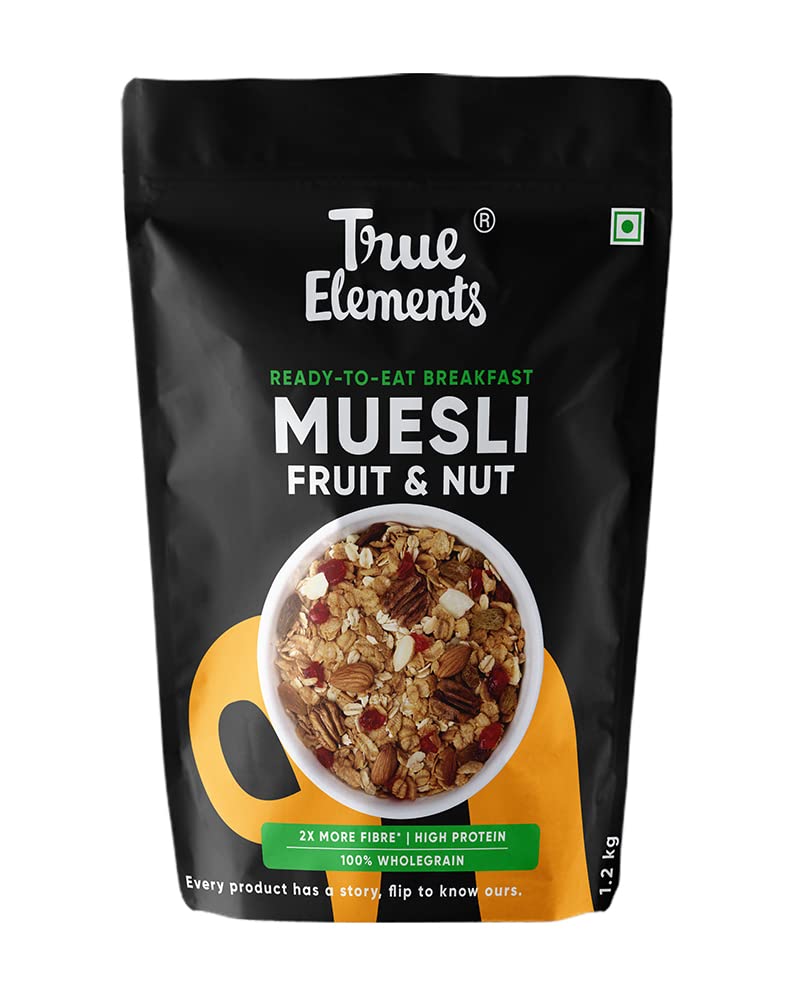 True Elements Muesli Fruit and Nuts 1.2kg Super Value Pack Cereal