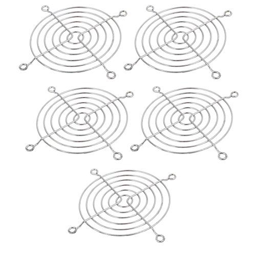 Aexit 5PCS Metal Electrical equipment Suare Fan Guard Protector Grill 90mmx90mm for Personal Computer