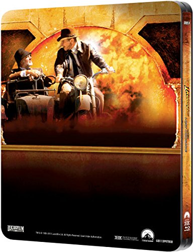 Indiana Jones and the Last Crusade - Exklusive Limited Steelbook Edition (inkl. Deutscher Ton / auf 4000 Stk. geprägt) (Der letzte Kreuzzug) [Blu-ray]
