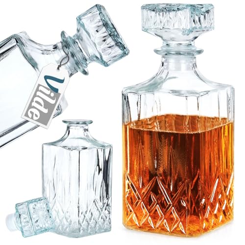 Carafe en verre - Carafe à whisky - 900 ml