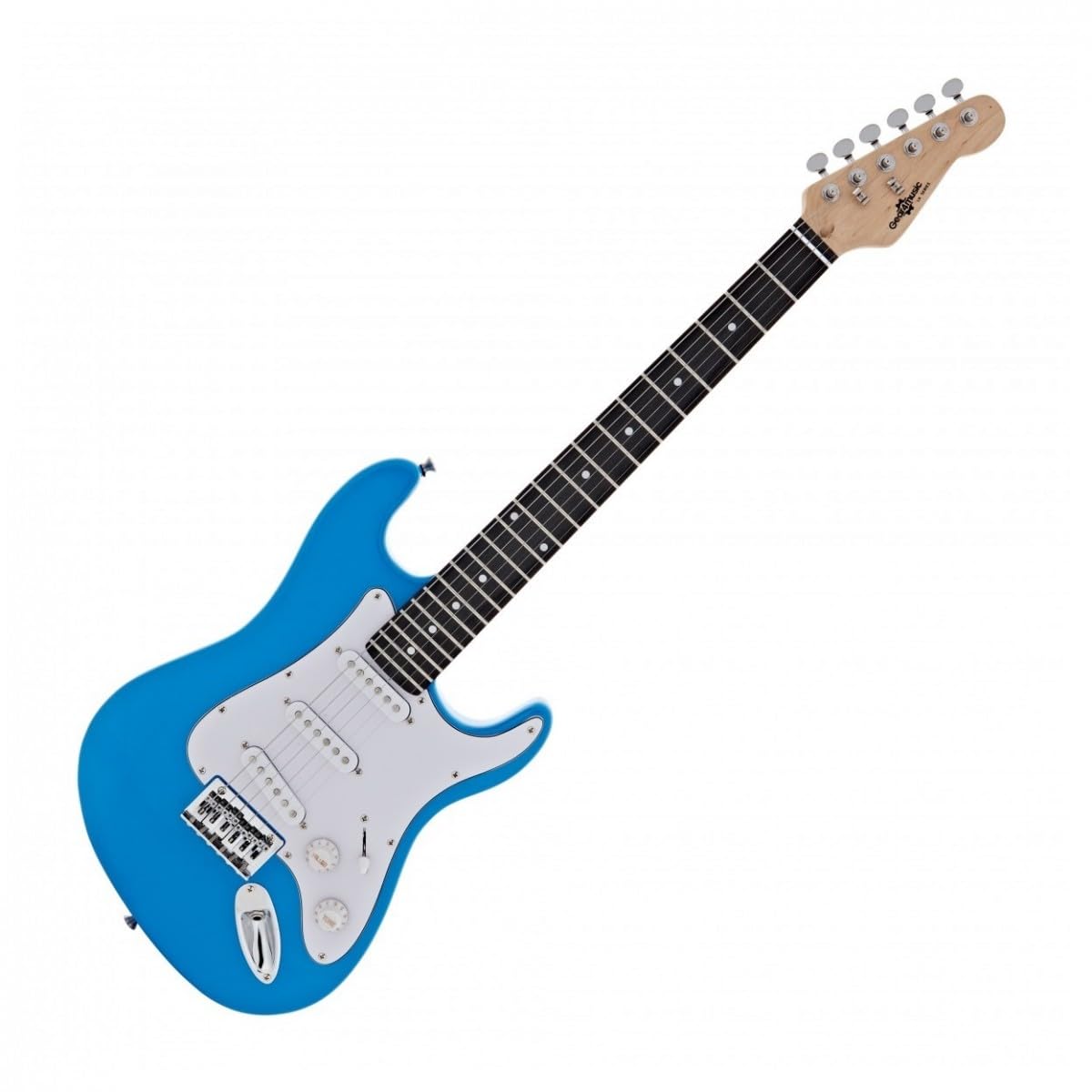 Chitarra elettrica 3/4 LA di Gear4music Blue con amplificatore 10W e borsa morbida