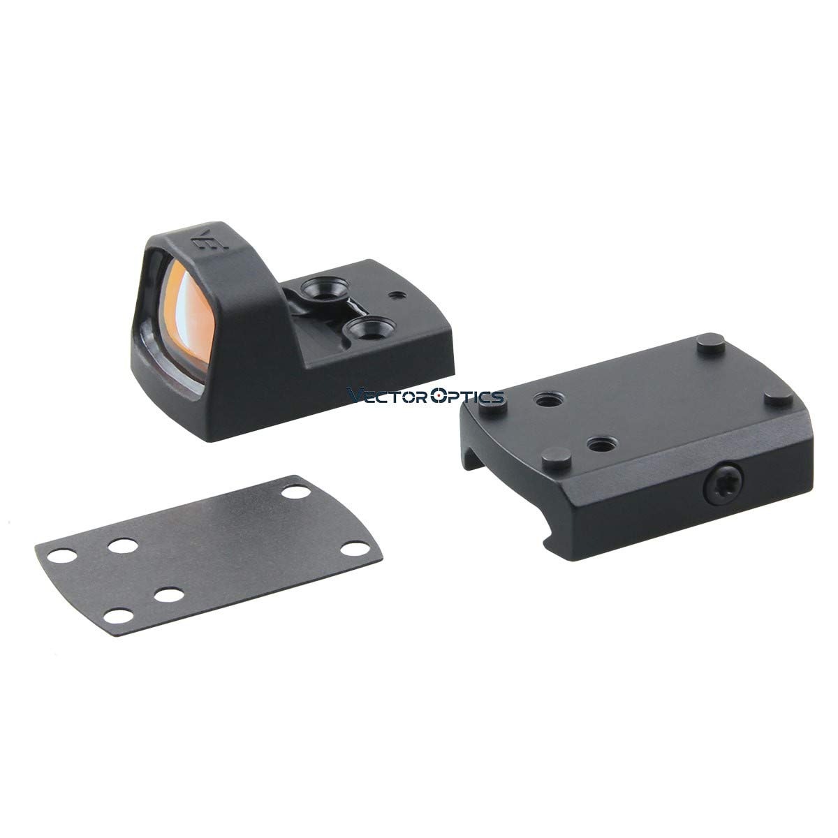 Vector Optics Frenzy-S 1x16x22 Micro Red Dot Sight with MAG-S Footprint, Red Illuminated Reticle, 3 MOA Dot Size, Automatic Light Sensor