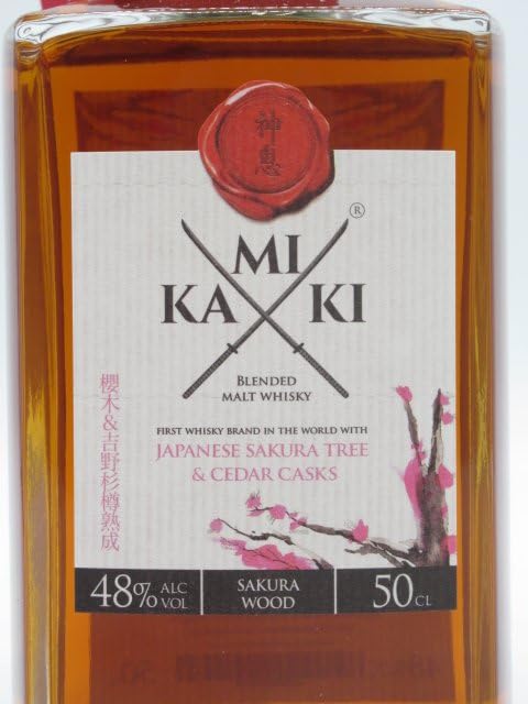 Amazon.co.jp: 【箱なし】 神息 (かみき) KAMIKI ウイスキー 桜ウッド