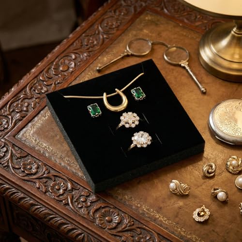 Inserts en mousse pour boîte à bijoux et coussin de présentation pour bagues et colliers - 8