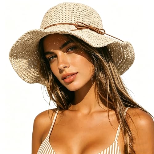 Sombrero Bucket de Paja para Mujer