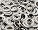 American Made 00 Grommets Nickel Plated 1 Gross (144 Fronts and 144 Backs)
