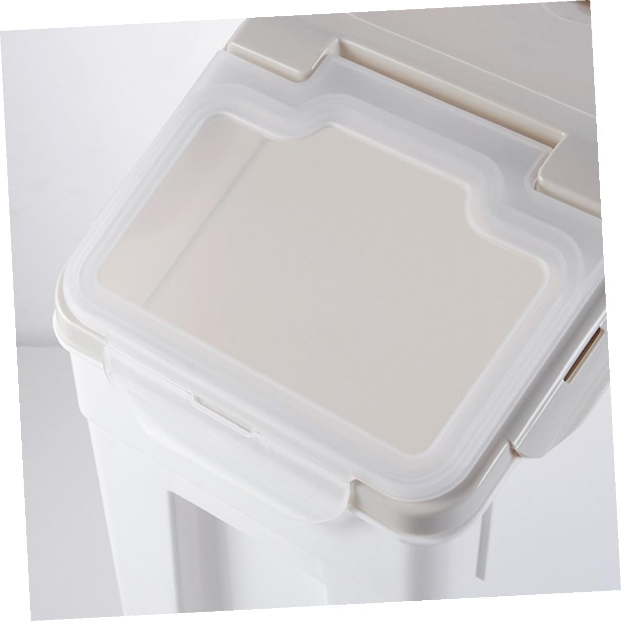 Pet Food Storage Bin Airtight Seal Container Small 8-12lb Capacity Nordic Style Dog Food Container for Cats and Dogs