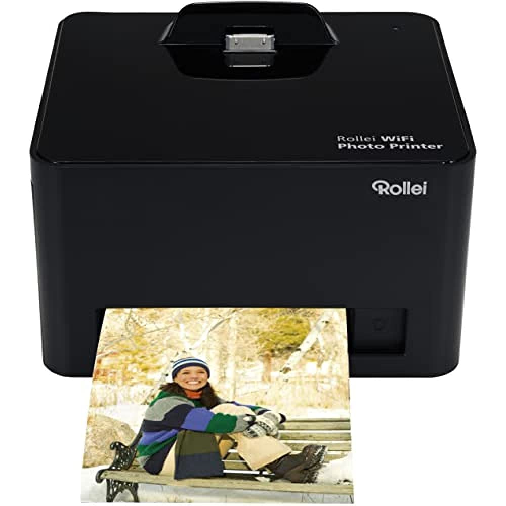 Rollei Wi-Fi Printer for iPhone/iPad/iPod Touch/Smartphones/Tablets Black