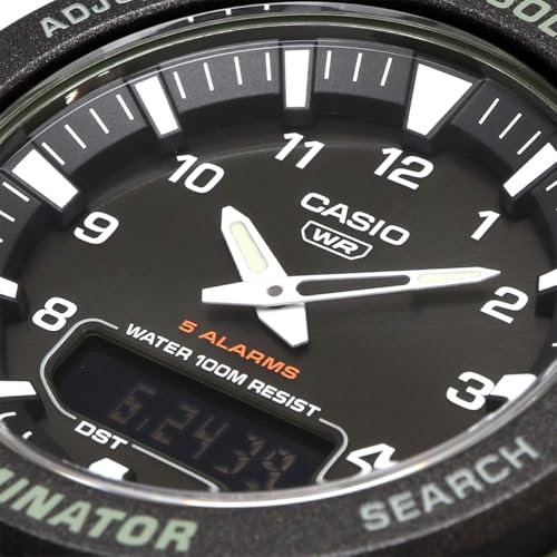 [カシオ] CASIO スタンダード タフソーラー アナデジ クオーツ 腕時計 AQ-S820W-3BV メンズ ミリタリーグリーン ブラック反転液晶 海外モデル [並行輸入品] 商品画像6