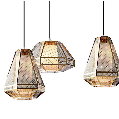 Lámpara de techo poliedro para iluminar y decorar comedores modernos 3