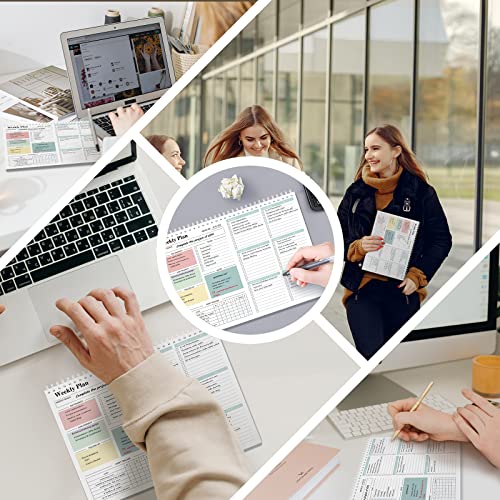 Weekly Planner To Do List Note Pad - Daily To Do List, Undated 52 Weekly Sheets, 8.5X11" Weekly Goal Notebook, Habit Tracker Journal, Productivity Organizer, Perfect For Work And Personal Organized #TOP5