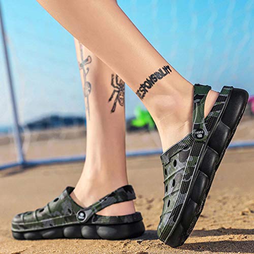 Image of CERYTHRINA Mens Womens Garden Clogs Summer Sandals Lightweight Non Slip Walking Sport Shoes Unisex Adults Clog for Pool Beach Yard Kitchen Shower