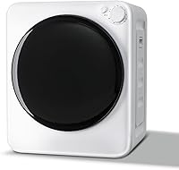 Vista 1 de Secadora de ropa portátil de 1.6 pies cúbicos, máquina compacta de 800 W con bañera de acero inoxidable, 5 modos de parada automática y fácil