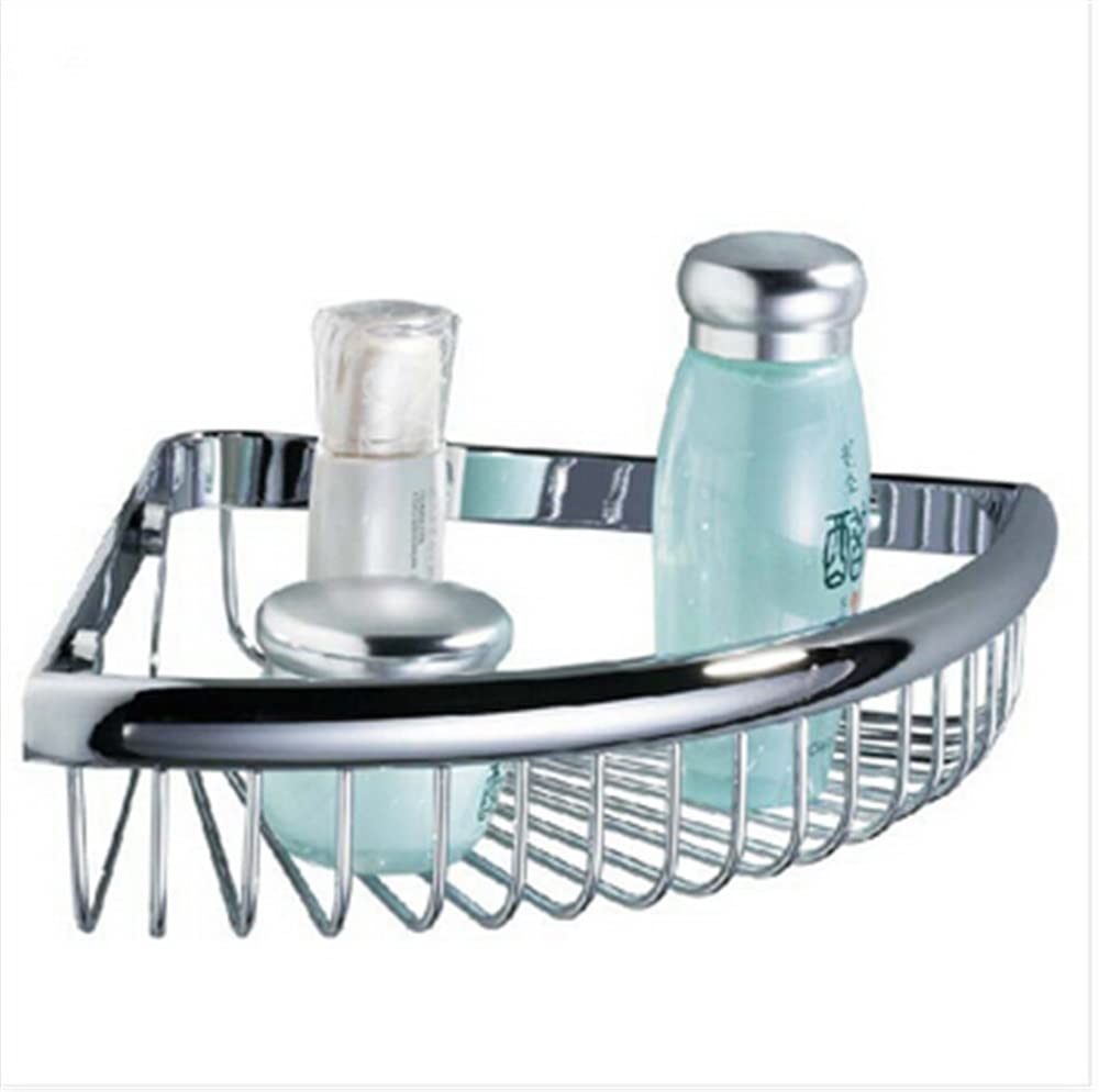 ZerHoc Shower Shelf Corner Corner Shower Caddy Shower Shelf Racks Wall Mounted Chrome Brass Bathroom Corner Shelf Bathroom
