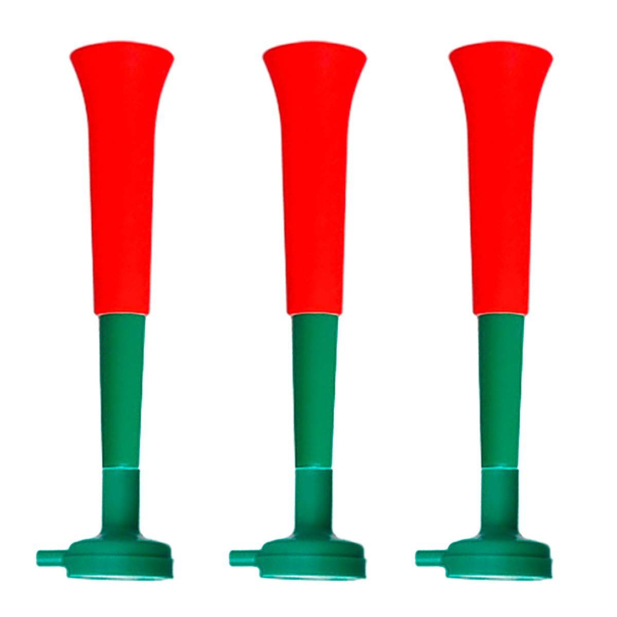 Pack 3 Trompetas Vuvuzelas Extensibles para Animación Deportiva - Bocina Potente 98dB Desmontable - Accesorio de Estadio para Fútbol y Eventos Exteriores - Trompeta Plegable Portátil — view 15