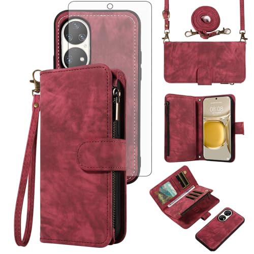 Coque Samsung P50 Pro Asuwish rouge pour éviter les rayures et bris de glace