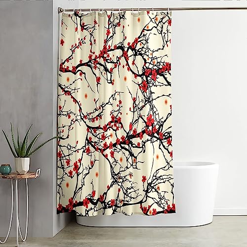 Rideau de douche polyester fleuri pour une salle de bain zen - 3