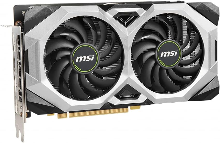 MSI GeForce RTX 2060 VENTUS GP OC Scheda Video Gaming, 6GB DDR6, 1710MHz, 14Gbps, 192 bit, 3x DP, 1x HDMI 2.0b, alimentazione 8 pin
