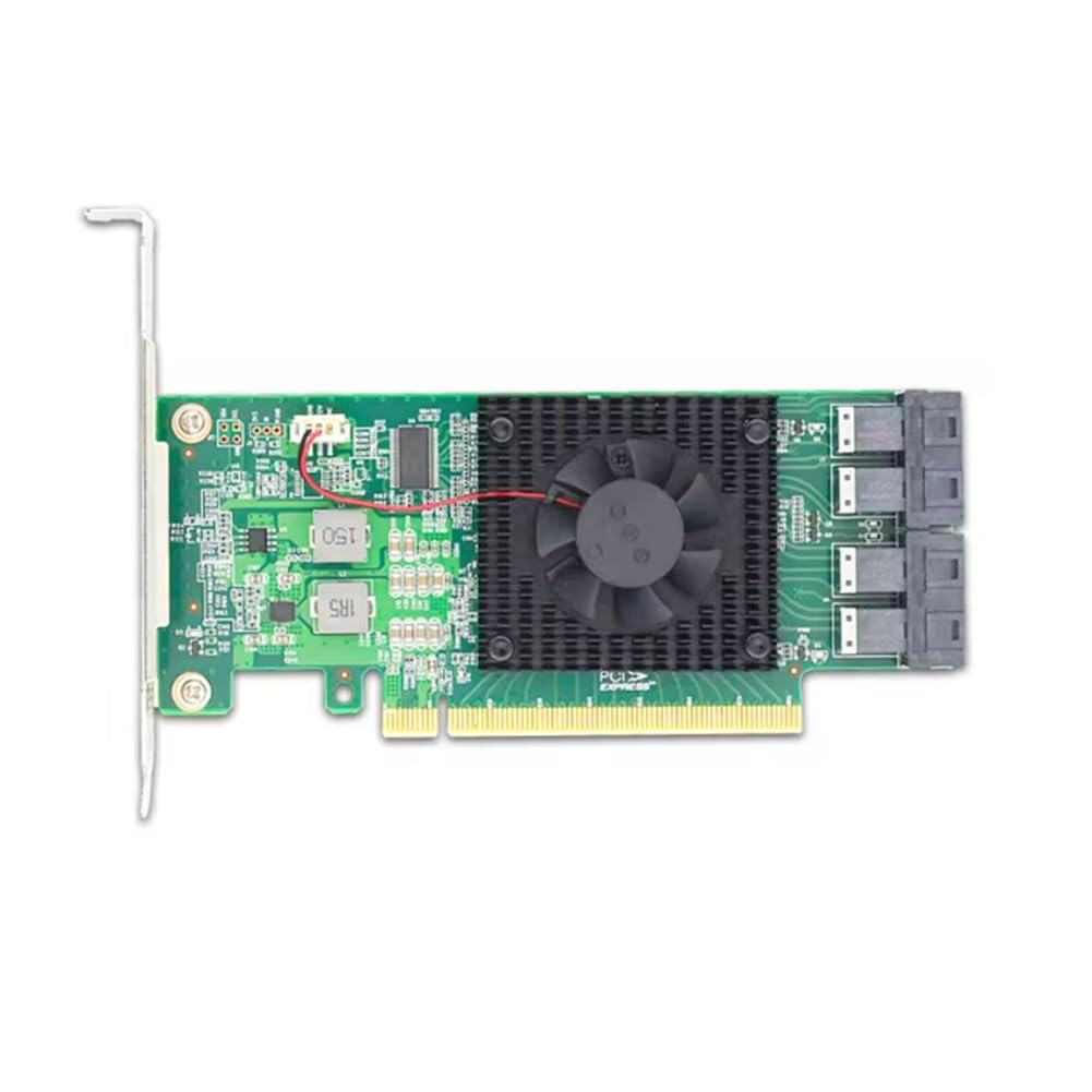 Adattatore Switch PCIe3.0 X16 A 4 X U.2 NVMe SSD 4 X Adattatore Switch U.2 NVMe SSD per Controller PLX8747 Adattatore PCIe3.0 PLX8747