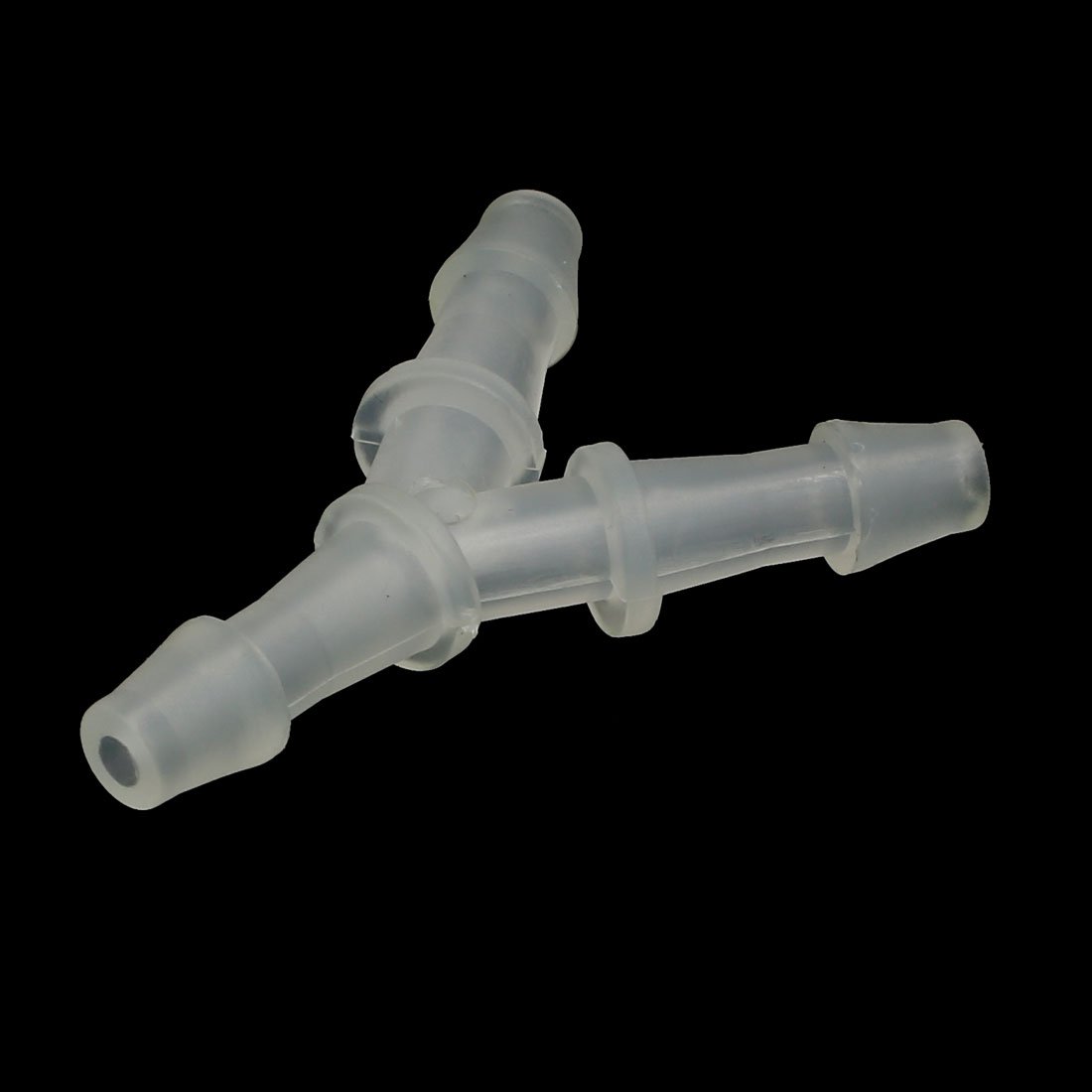 Sourcingmap 6.5mm Hole Dia Plastic Y Shaped 3 Way Air Oxygen Valves Tube Connector Clear - Image 3