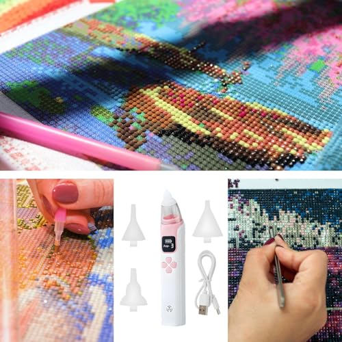Stylo à bijoux sous vide rechargeable Generisch E-painter pour création DIY - 4
