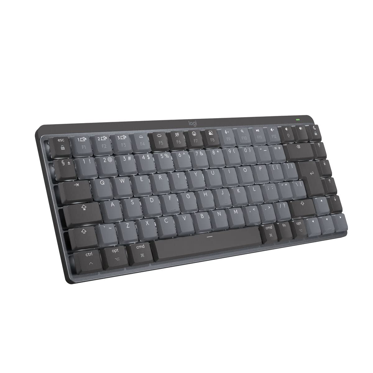 Logitech MX Mechanical Mini für Mac, Kabellose Tastatur mit Beleuchtung