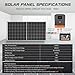 3600W Solar Inverter 24V Built-in 120A MPPT Controller, 3600W Power Inverter Max.PV Input 4200W, 500V, fit for 24V Lead-Acid and Lithium Batteries