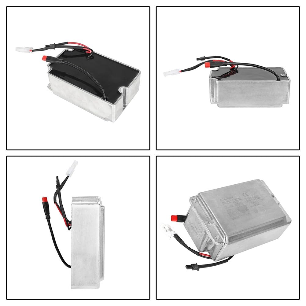 Chargeur Intégré pour Scooter Electrique Ninebot Max, Accessoire de Montage Métallique Pièce de Rechange Argent