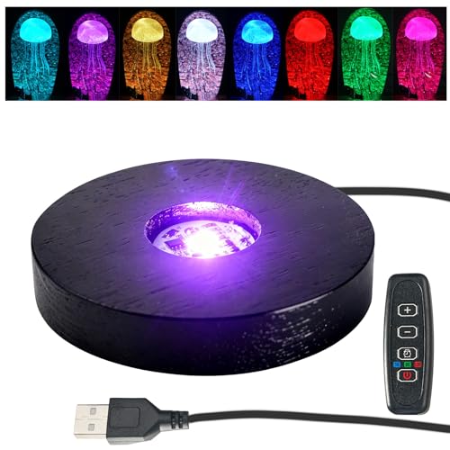 FuoiCorn LED Light Base for Glass Art Multi-Color Lighting