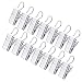 120 Pack Heavy-Duty Hook Clip Set Curtain Clips for Curtain Photos Home Decoration Art Craft Display - Silver