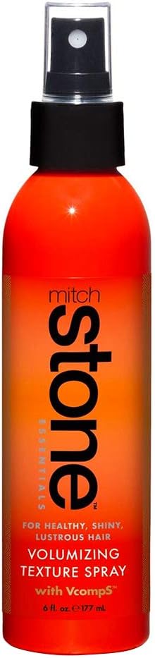 Mitch Stone Volume Texturizing Spray - 6 oz. Light to Medium Hold, Non-Aerosol, Thickening, Root Boost Hair Spray for Adding Volume & Lift to Fine to Normal Hair Types