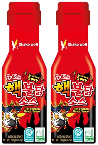 Blissify - Korean Buldak Sauce 200g Each (Pack of 2) - Extreme Spicy Hot Chicken Flavour