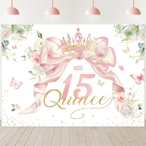 Fondo para fotos InMemory 7x5 ft para Quinceanera miniatura 5