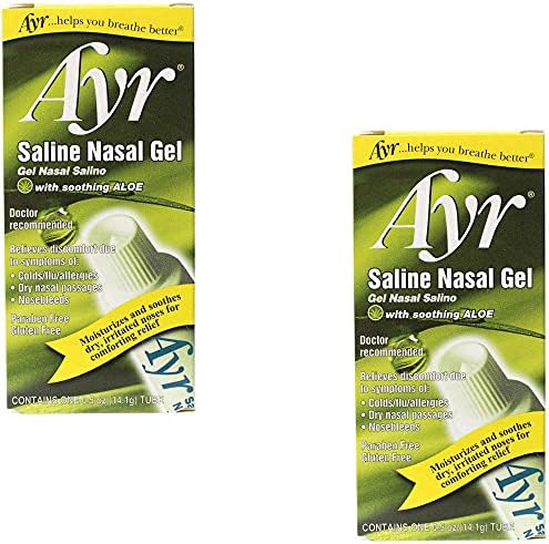 Ayr Saline Nasal Gel with Soothing Aloe, 0.5 Ounce (Pack of 2)